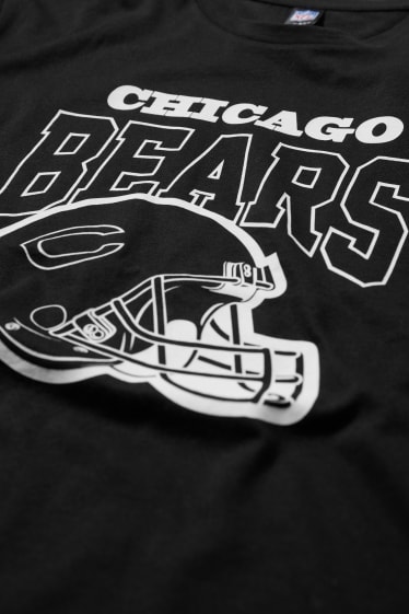 Herren - CLOCKHOUSE - T-Shirt - Chicago Bears - schwarz