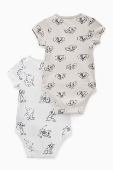 Babies - Multipack of 2 - Disney - baby bodysuit - beige-melange