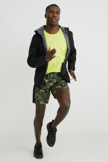 Hommes - Short fonctionnel - vert foncé / noir