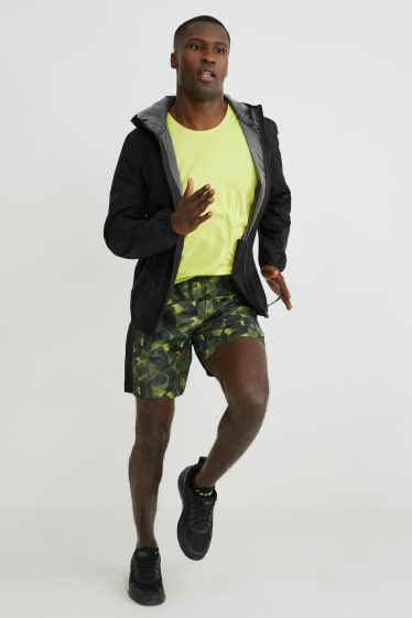 Men - Active shorts  - dark green / black