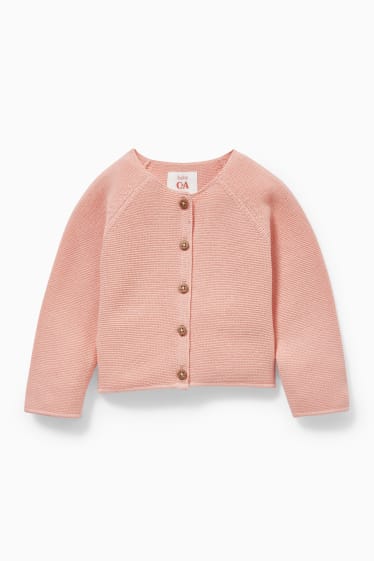 Babies - Baby cardigan - coral