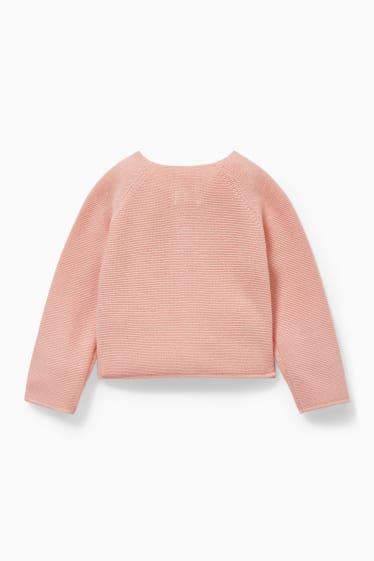 Babies - Baby cardigan - coral