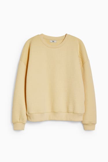Damen - Sweatshirt - gelb