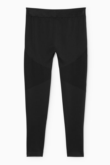 Donna - Leggings sportivi - yoga - nero