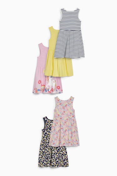 Bambine - Confezione da 5 - vestito - viola chiaro