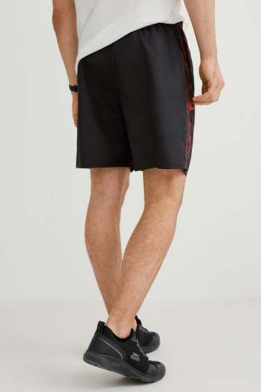 Herren - Funktions-Shorts  - schwarz