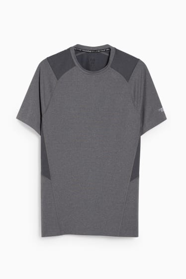 Men - Active T-shirt  - gray-melange