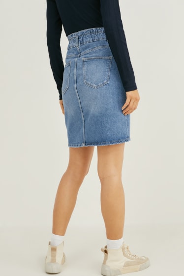 Damen - Jeansrock - jeans-blau
