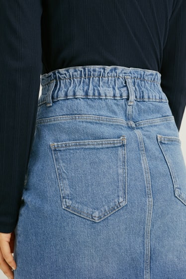 Damen - Jeansrock - jeans-blau