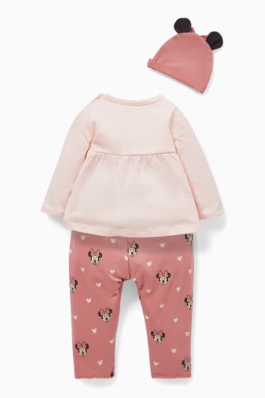 Babies - Minnie Mouse - baby outfit - 3 piece - rose