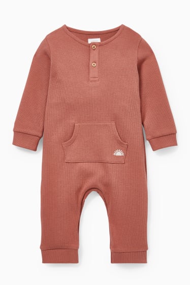 Baby's - Babyjumpsuit - roestbruin