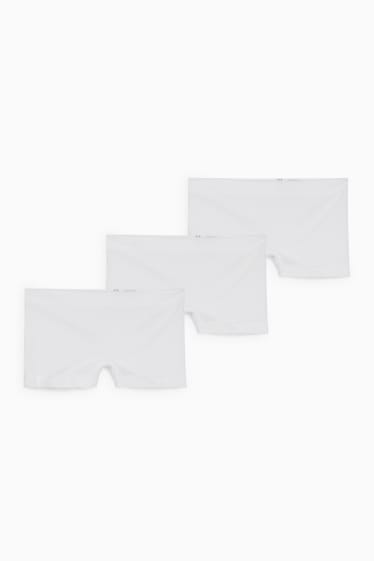 Women - Multipack of 3 - hipster briefs - seamless - white