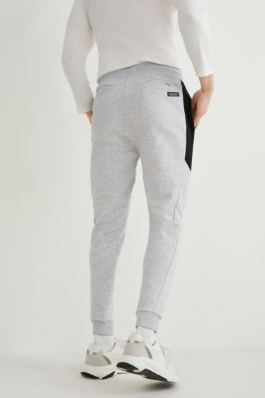 Hommes - Pantalon de jogging  - gris clair chiné