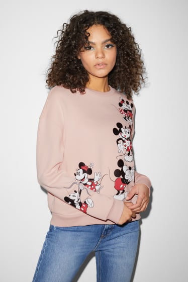 Women - CLOCKHOUSE - sweatshirt - Disney - light rose
