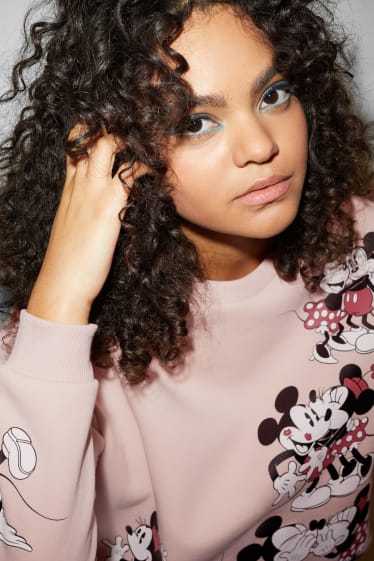 Women - CLOCKHOUSE - sweatshirt - Disney - light rose