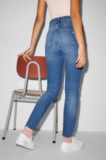 Damen - Slim Jeans - jeansblau
