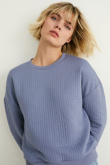 Dames - Sweatshirt - blauw
