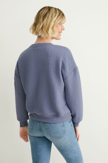 Dames - Sweatshirt - blauw