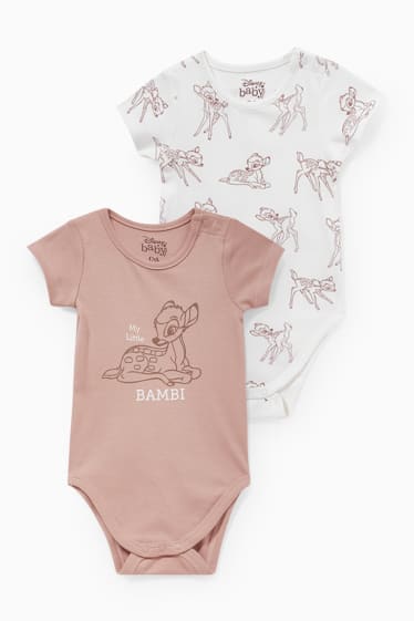 Babies - Multipack of 2 - Bambi - baby bodysuit - light brown