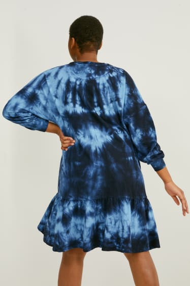 Women - Sweatshirt dress - dark blue