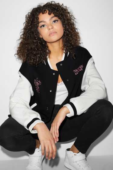 Teens & young adults - CLOCKHOUSE - bomber jacket - black