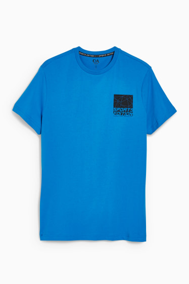 Hommes - T-shirt - fitness - bleu