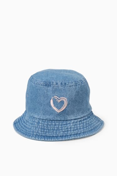 Adolescenți și tineri - CLOCKHOUSE - pălărie din denim - denim-albastru