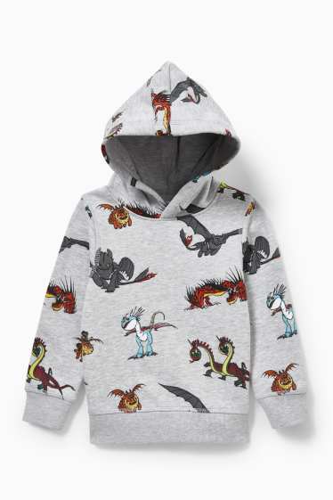 Children - How to Train Your Dragon - hoodie - light gray-melange