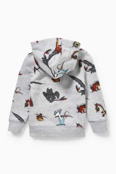 Children - How to Train Your Dragon - hoodie - light gray-melange