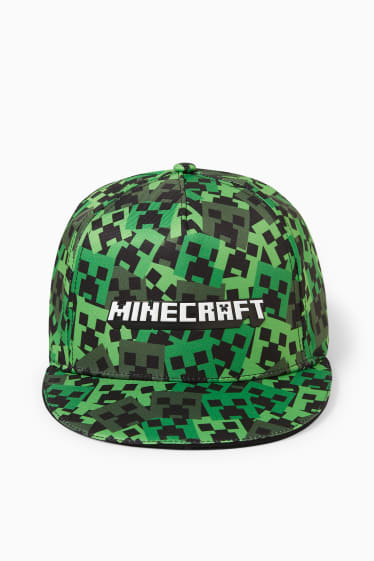 Enfants garçons - Minecraft - casquette - vert