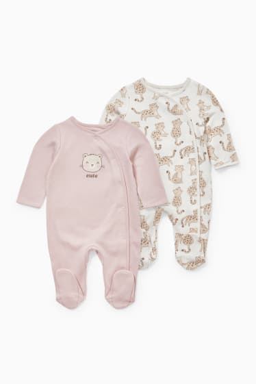 Babies - Multipack of 2 - baby pyjamas - rose