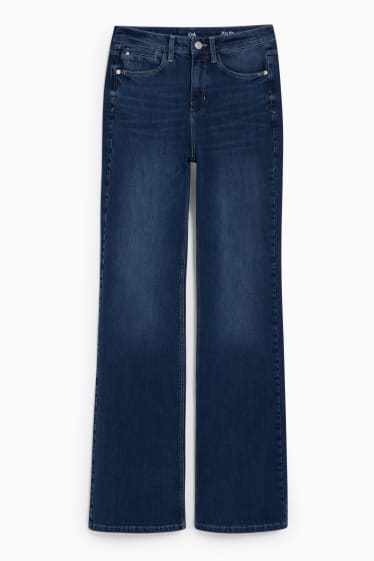 Femei - Flared jeans - denim-albastru
