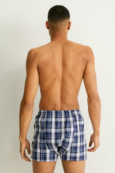 Hombre - Pack de 3 - boxers - tejidos - azul