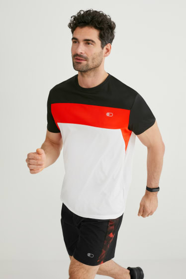 Men - Active T-shirt  - red