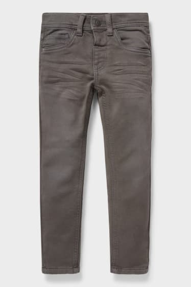 Bambini - Skinnny jeans - jog denim - grigio-marrone