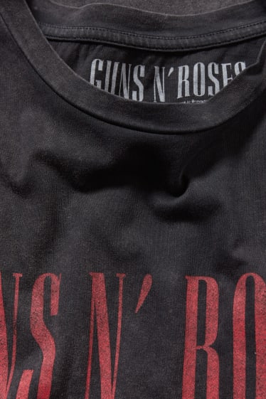 Femmes - CLOCKHOUSE- T-shirt - Guns N'Roses - gris foncé