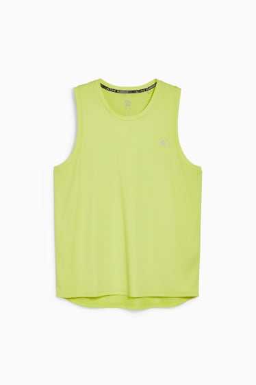 Uomo - T-shirt sportiva  - giallo fluorescente