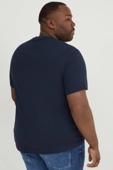 Mężczyźni - MUSTANG - T-shirt - ciemnoniebieski