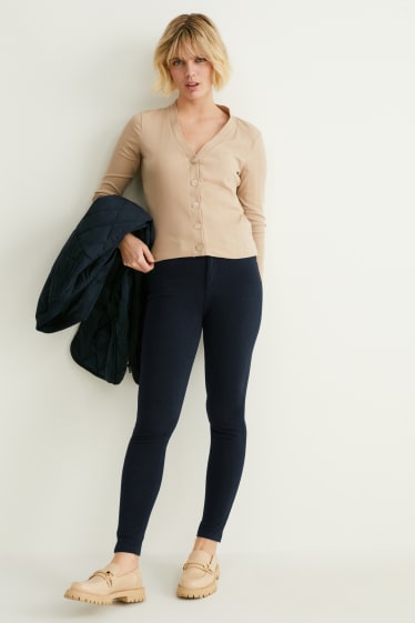 Kobiety - Spodnie - skinny fit - 4 Way Stretch - ciemnoniebieski
