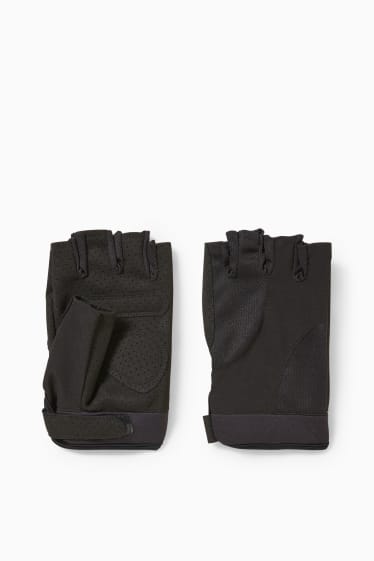 Unisex - Fingerless gloves - fitness - black