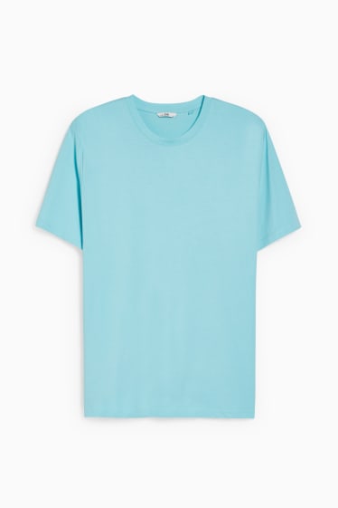 Men - T-Shirt - light turquoise