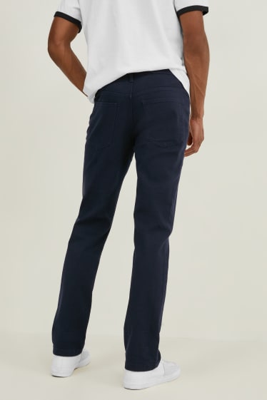 Hommes - Pantalon - regular fit - bleu foncé