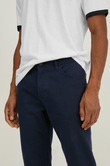 Men - Trousers - regular fit - dark blue