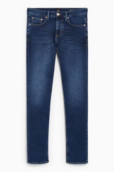 Bărbați - Slim jeans - Flex jog denim - LYCRA® - denim-albastru închis