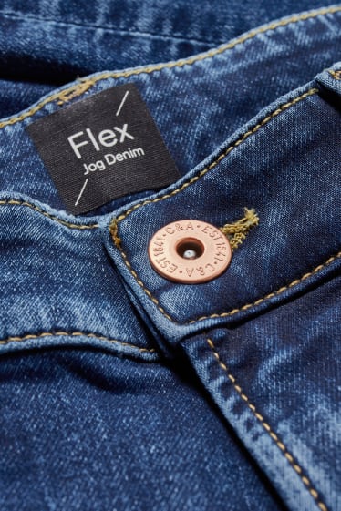 Pánské - Slim jeans - Flex jog denim - LYCRA® - džíny - tmavomodré
