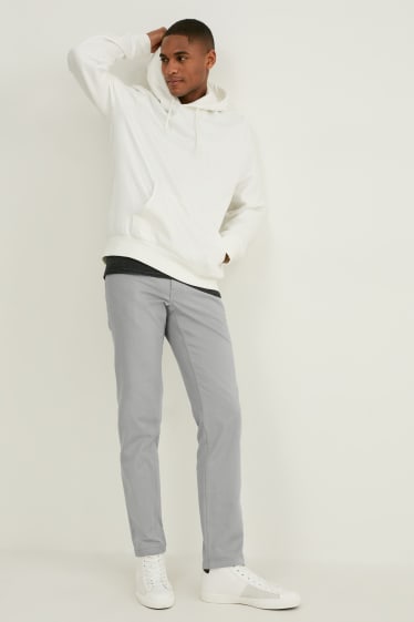 Hommes - Pantalon - slim fit - gris clair