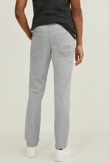 Uomo - Pantaloni - slim fit - grigio chiaro