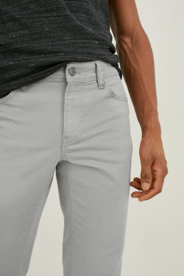 Hommes - Pantalon - slim fit - gris clair