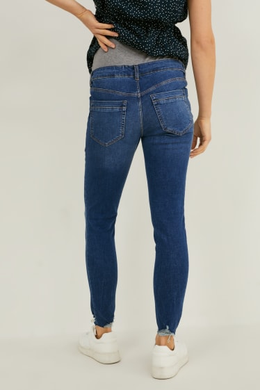 Femei - Jeans gravide - skinny jeans - denim-albastru