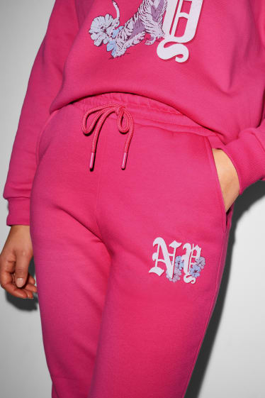 Femmes - CLOCKHOUSE - pantalon de jogging - rose